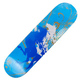 Pro Skateboard White Horses Hand Painted Deck 32X8