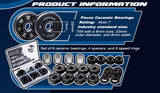 Pro Skateboard Bearings ABEC-7 Ceramic Bearings