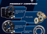 Pro Skateboard Bearings ABEC-7 Ceramic Bearings