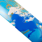 Pro Skateboard White Horses Hand Painted Deck 32X8